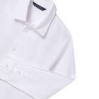 Boys White Long Sleeve Shirt, 1, hi-res