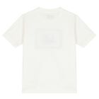 Boys Ivory Logo T-Shirt, 1, hi-res