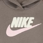 Girls Beige Logo Hooded Top, 1, hi-res