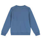 Boys Blue Logo Sweatshirt, 1, hi-res