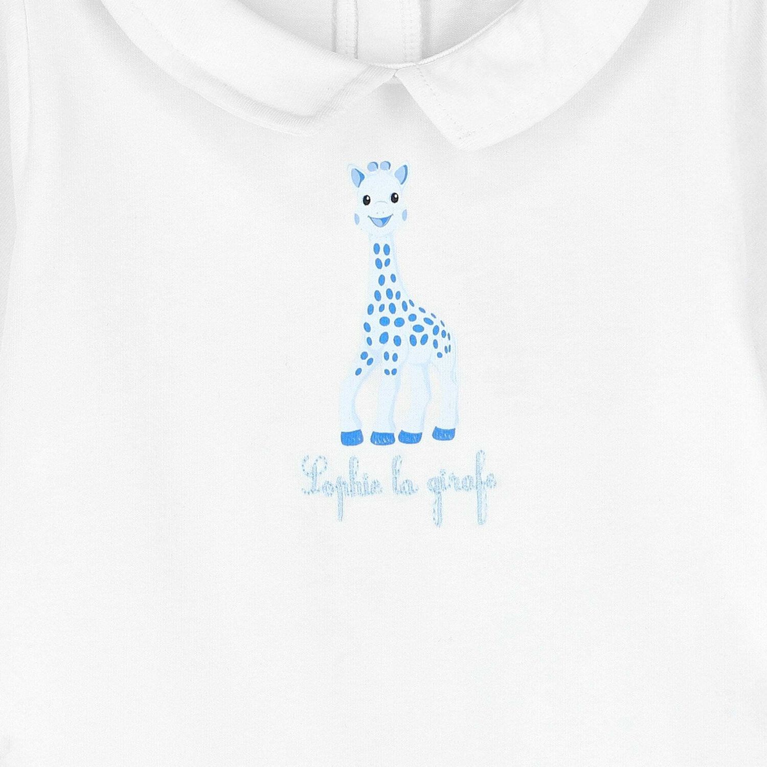 Baby Boys White Logo Babygrow, 1, hi-res image number null