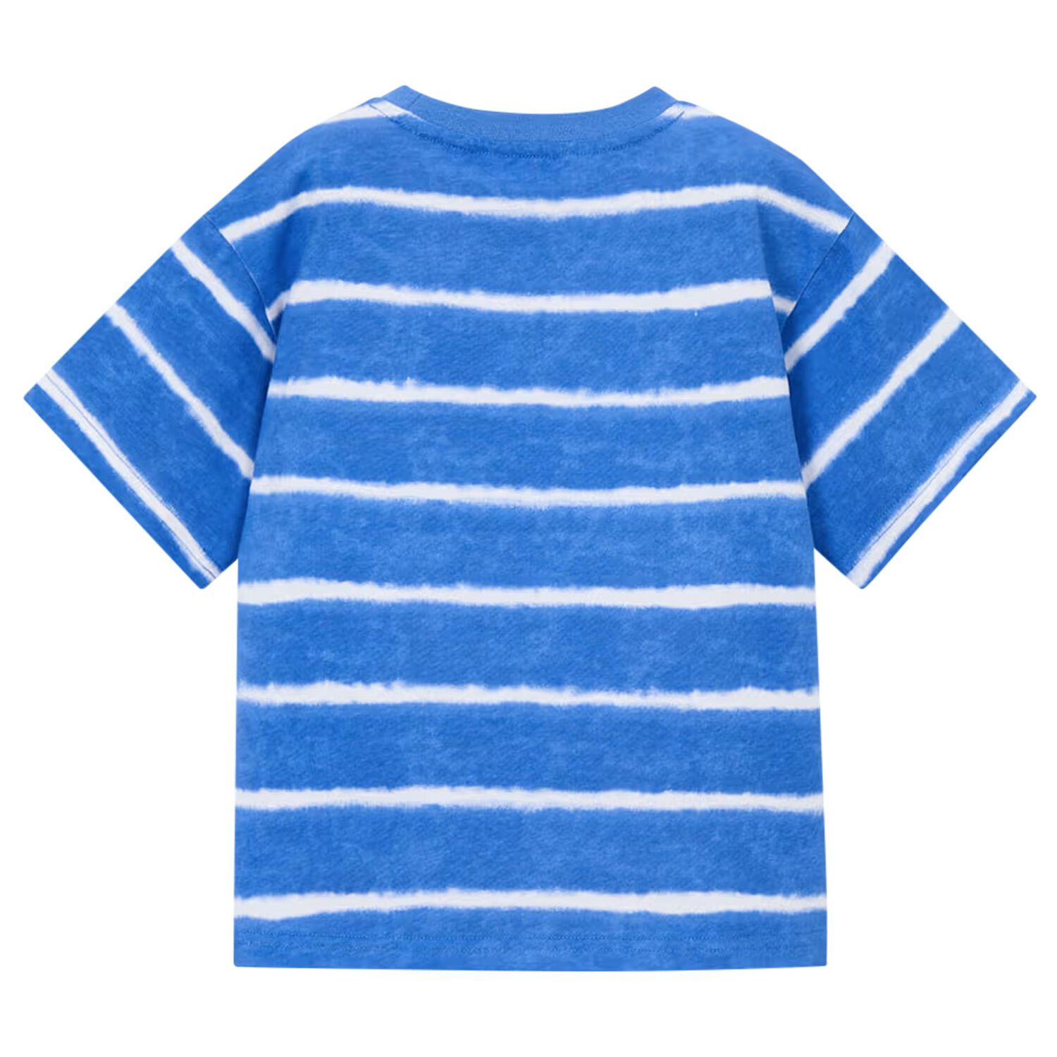 Boys Blue Striped T-Shirt, 1, hi-res