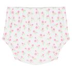 Baby Girls White Rose Print Dress Set, 1, hi-res