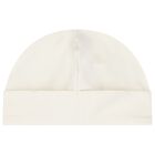 Baby Girls Ivory Logo Hat, 1, hi-res