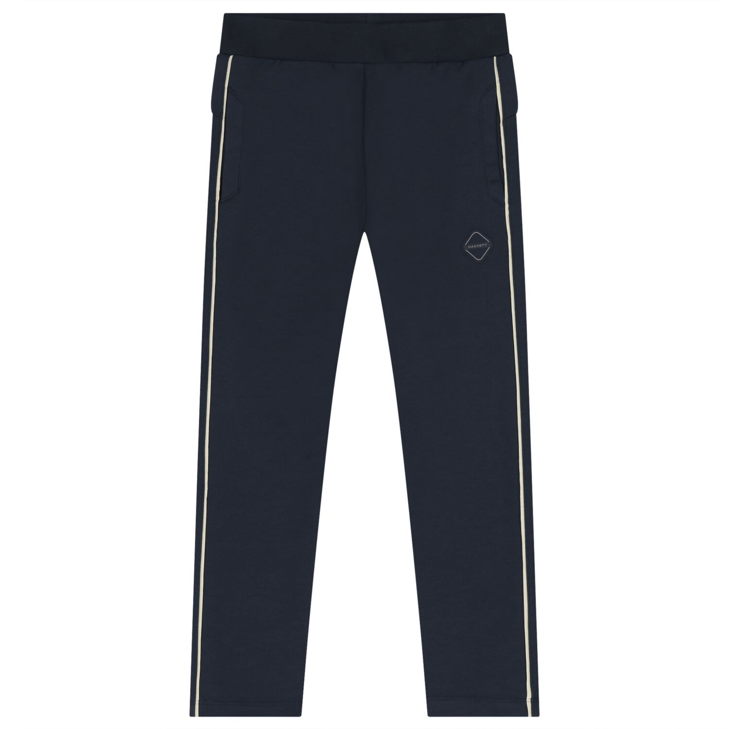 Boys Navy Blue Logo Joggers, 1, hi-res