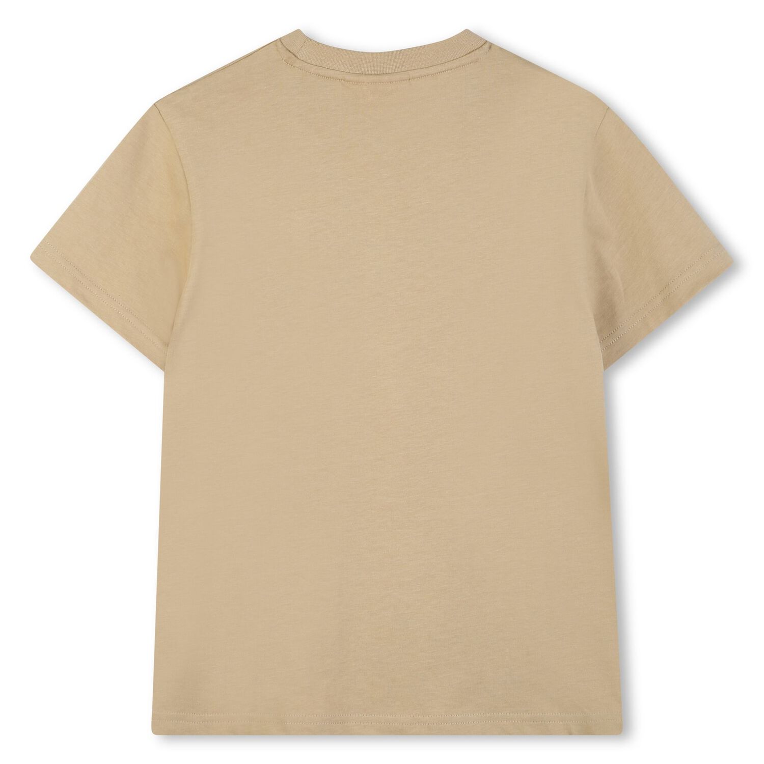 Boys Beige Logo T-Shirt , 6, hi-res