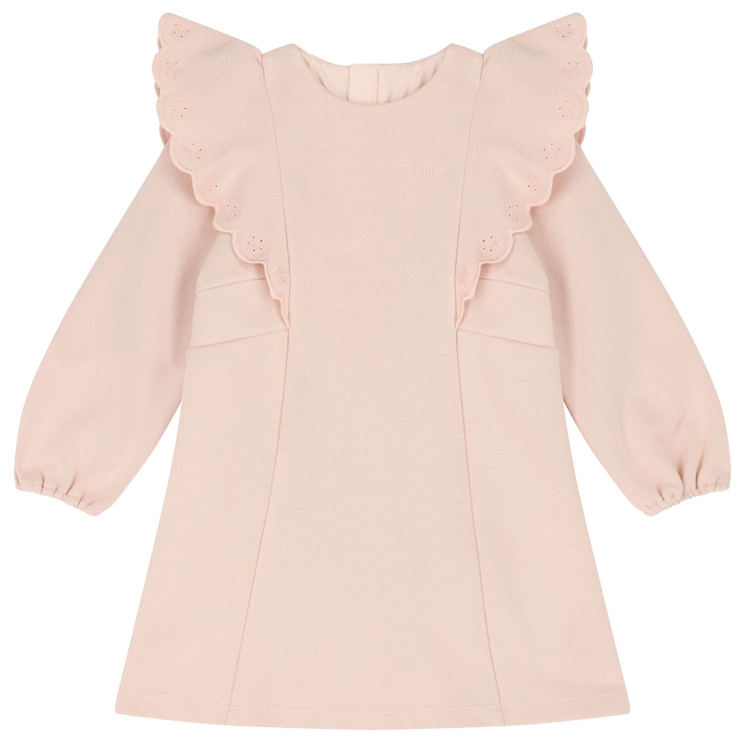 Younger Girls Logo Pink Dress, 1, hi-res