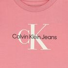 Baby Girls Pink Logo Long Sleeve Top, 5, hi-res