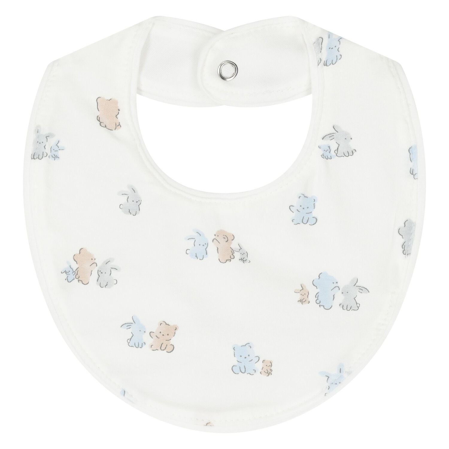 Baby Boys Blue & White Babygrow Gift Set (3 Piece), 4, hi-res