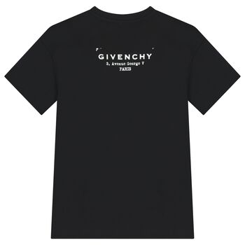 Girls Black Logo T-Shirt Dress