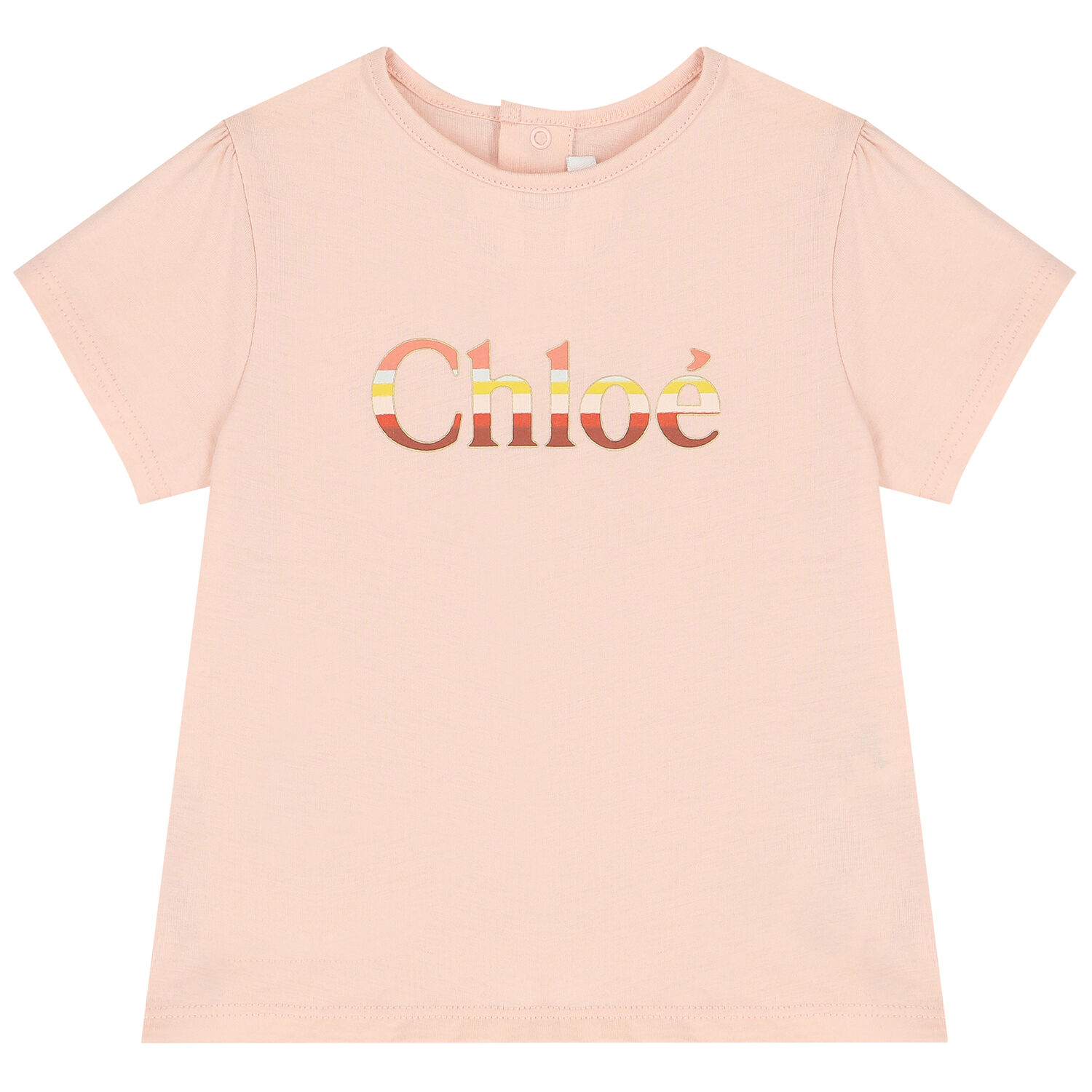 Younger Girls Pink Logo T-Shirt, 1, hi-res