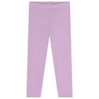 Girls Ivory & Purple Leggings Set, 2, hi-res