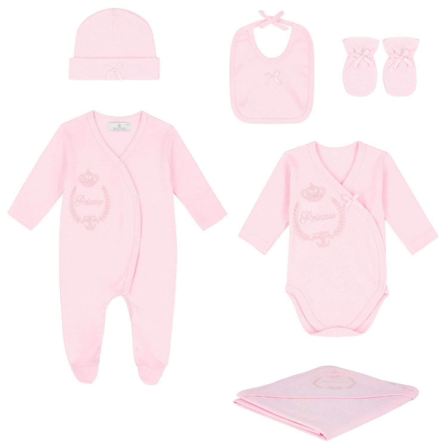Baby Girls Pink Gift Set, 1, hi-res