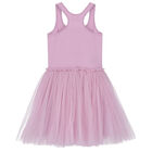 Girls Lilac Embellished Tulle Dress, 1, hi-res