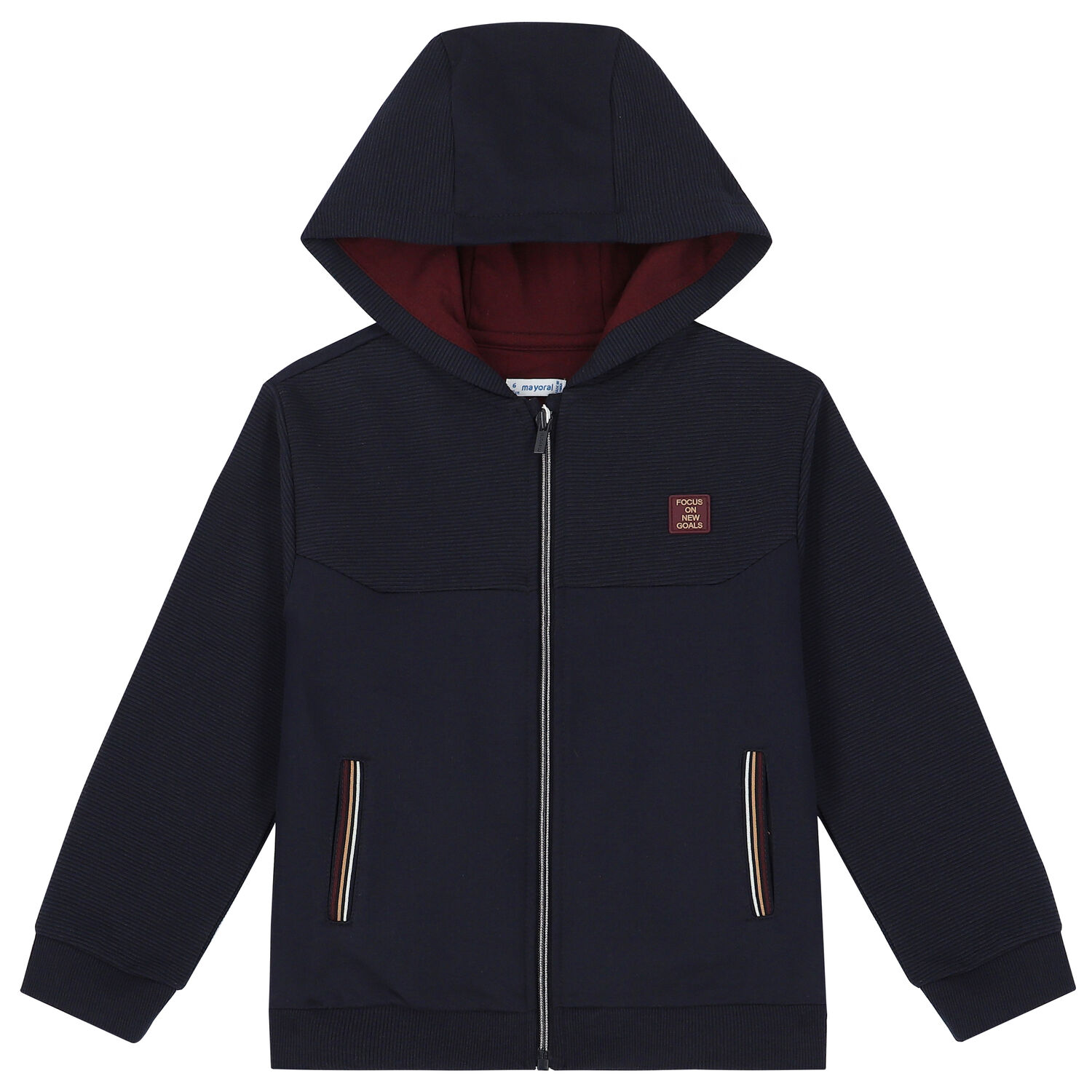Boys Navy & Red 3-Piece Tracksuit, 1, hi-res