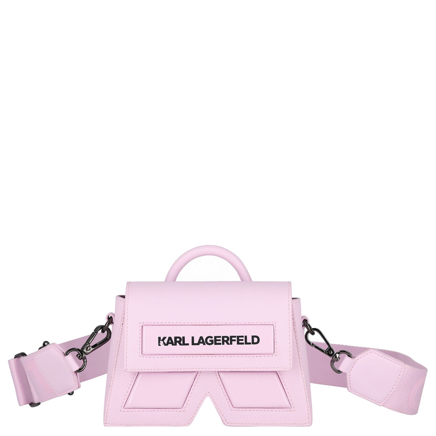 Girls Pink Logo Handbag, 1, hi-res
