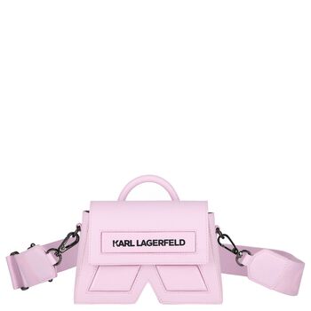 Girls Pink Logo Handbag