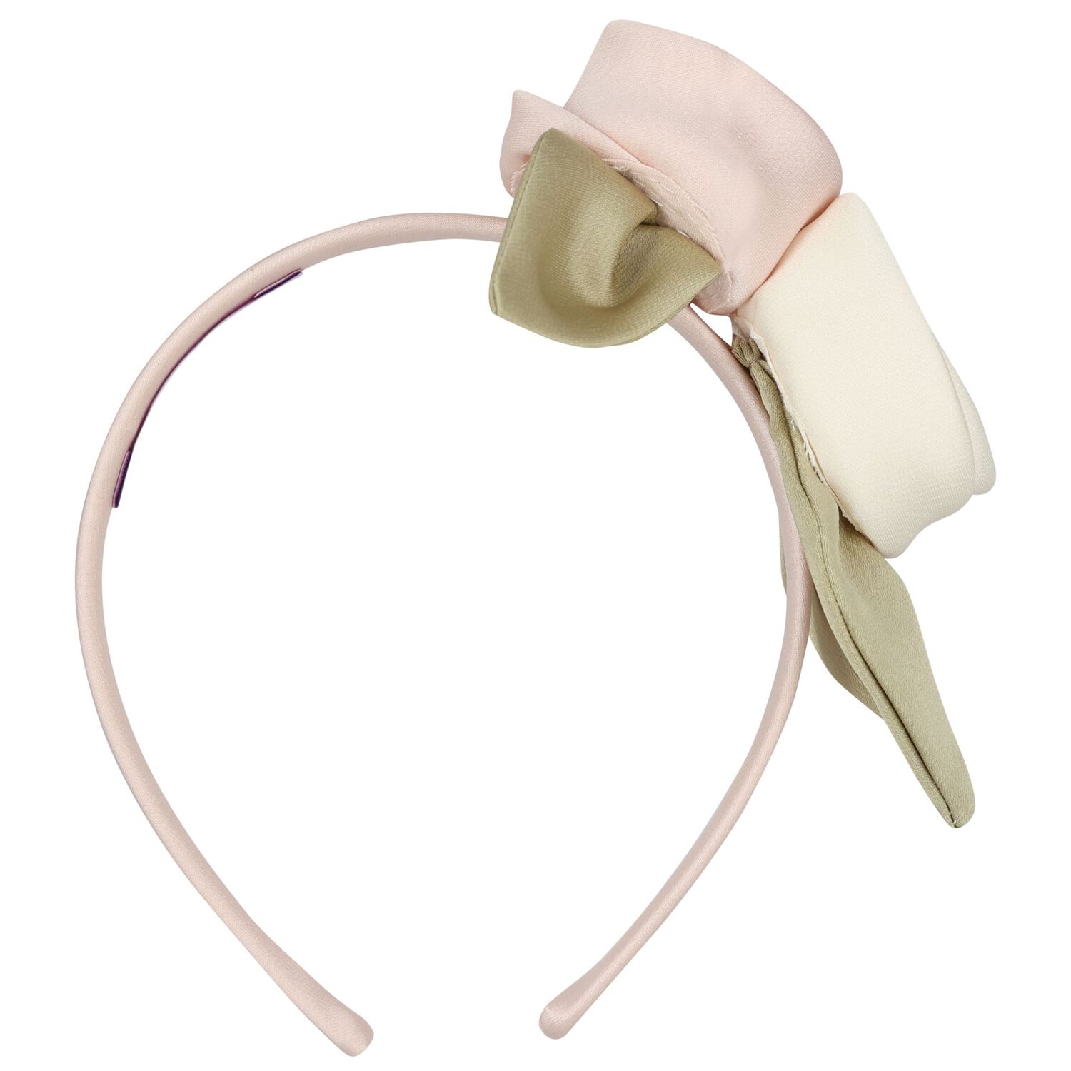 Girls Pink 3D Flower Headband, 2, hi-res