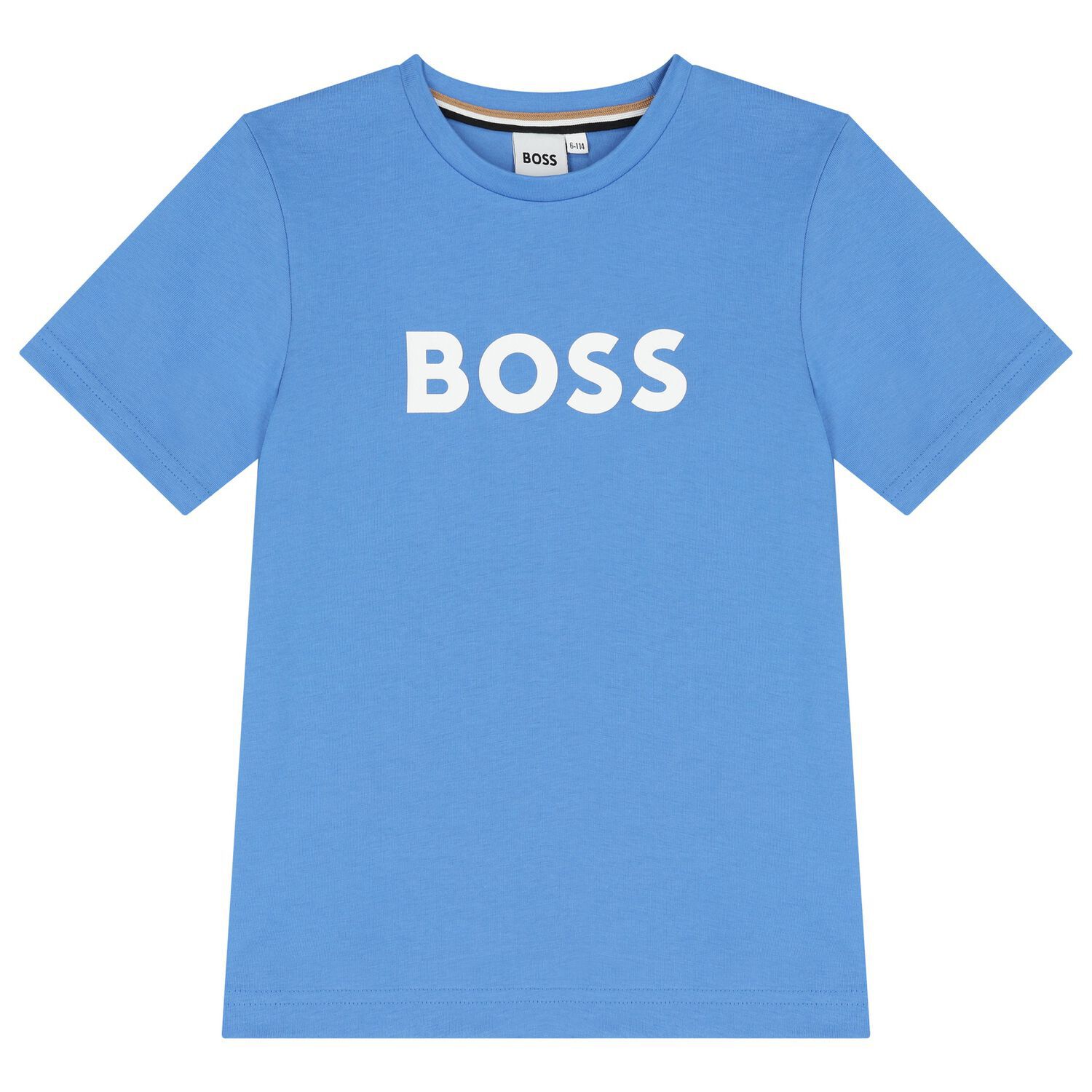 Boys Blue Logo T-Shirt, 4, hi-res