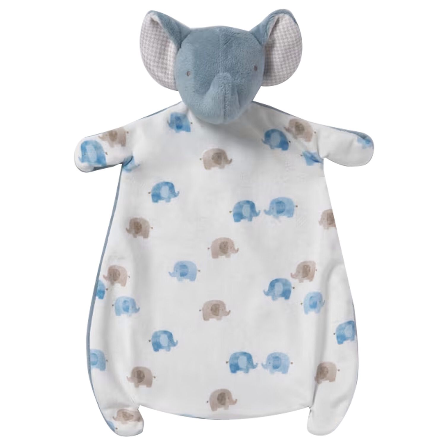 Blue & White Elephant Doudou Comforter, 3, hi-res image number null