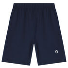 Boys Blue & Navy Logo Pyjamas, 1, hi-res