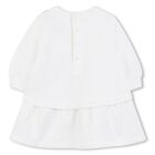 Younger Girls White Logo Bag Dress, 1, hi-res