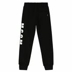 Black Logo Cotton Joggers, 1, hi-res