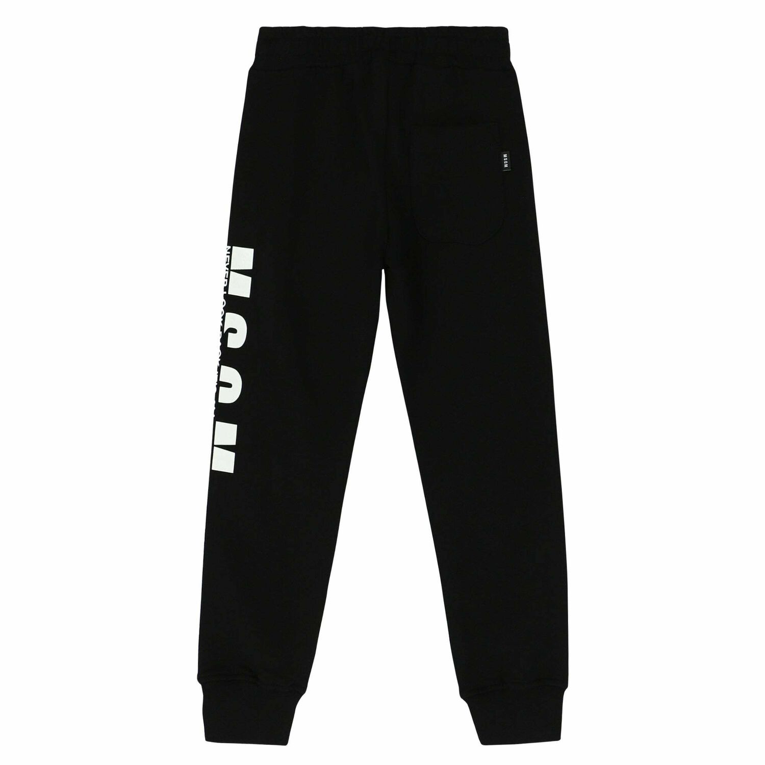 Black Logo Cotton Joggers, 1, hi-res image number null
