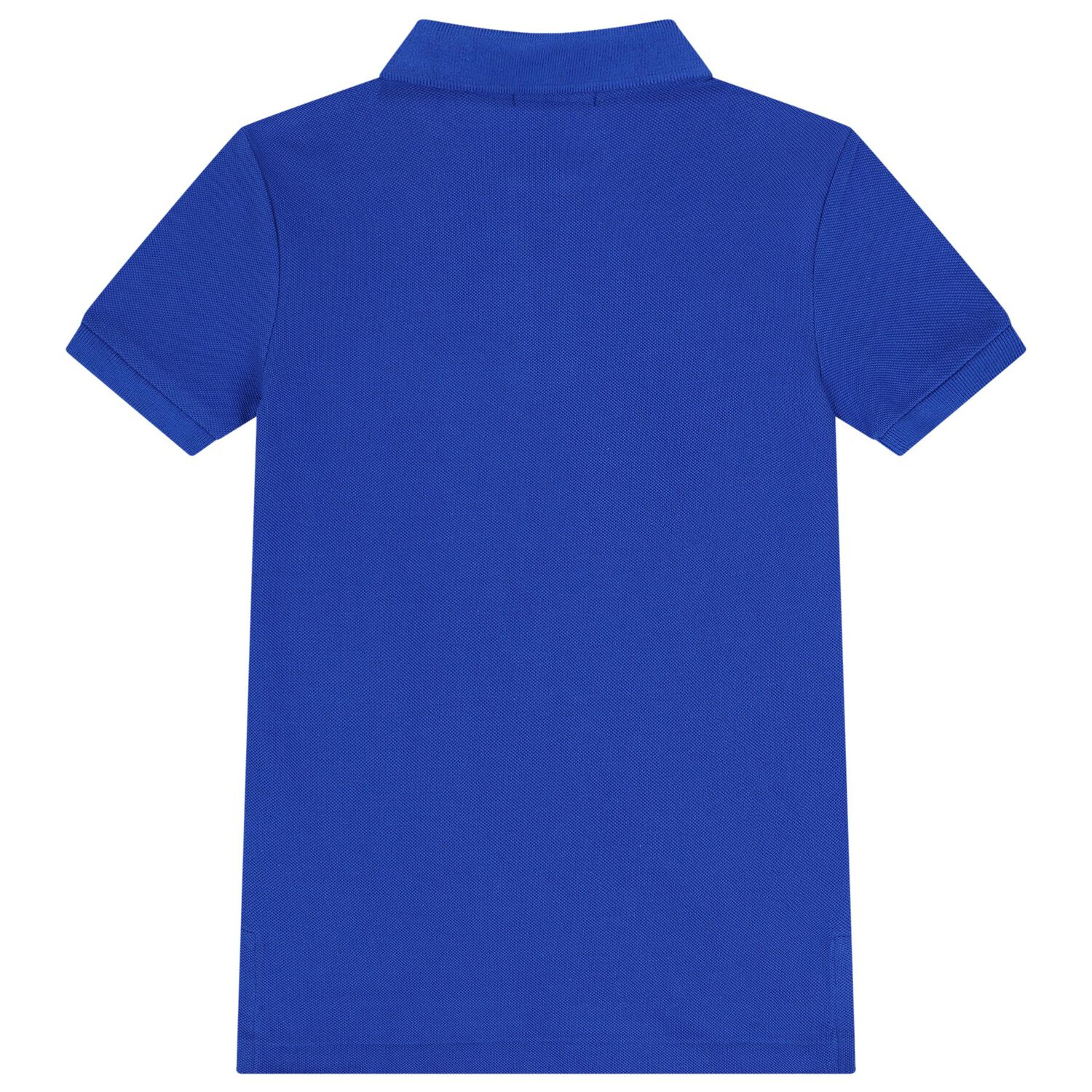 Boys Blue Logo Polo Shirt, 1, hi-res