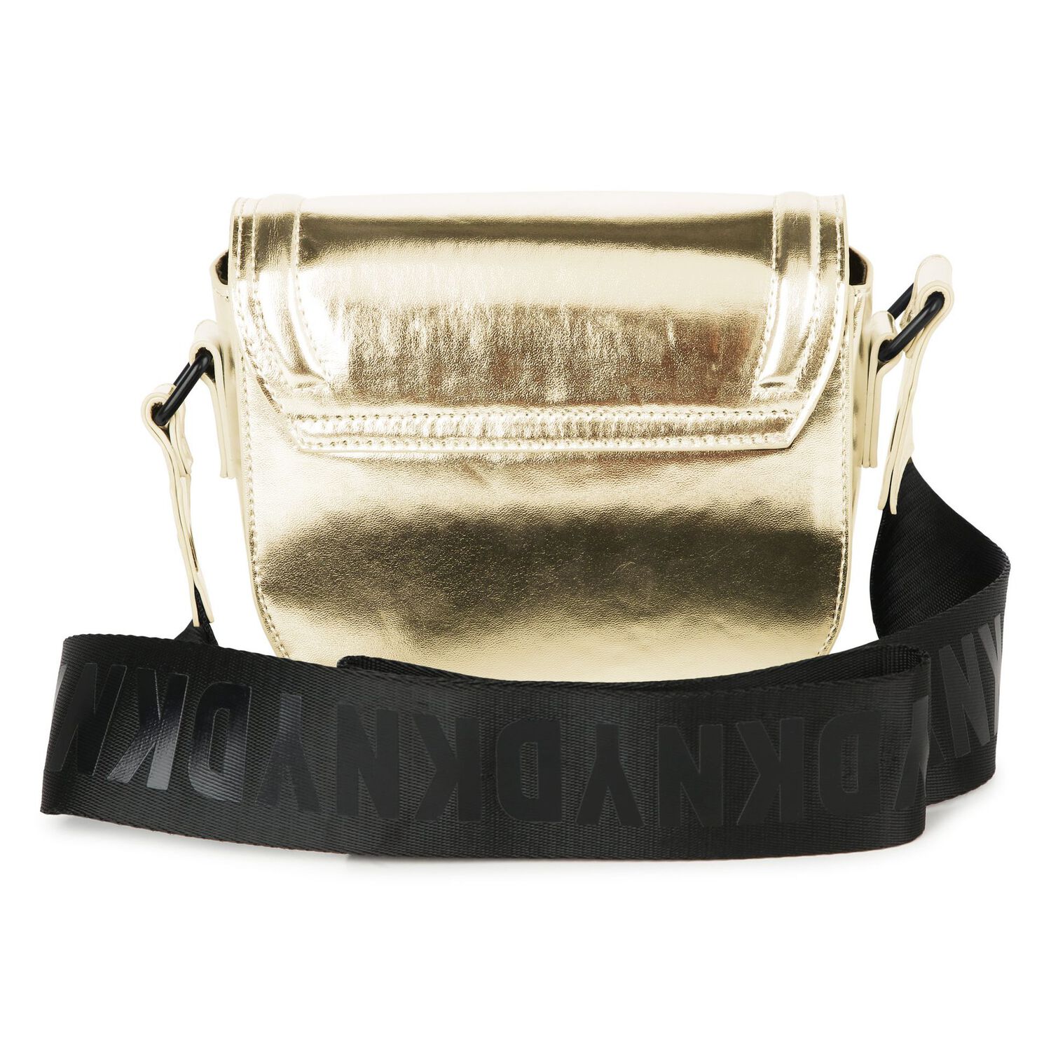 Girls Gold Logo Handbag, 2, hi-res