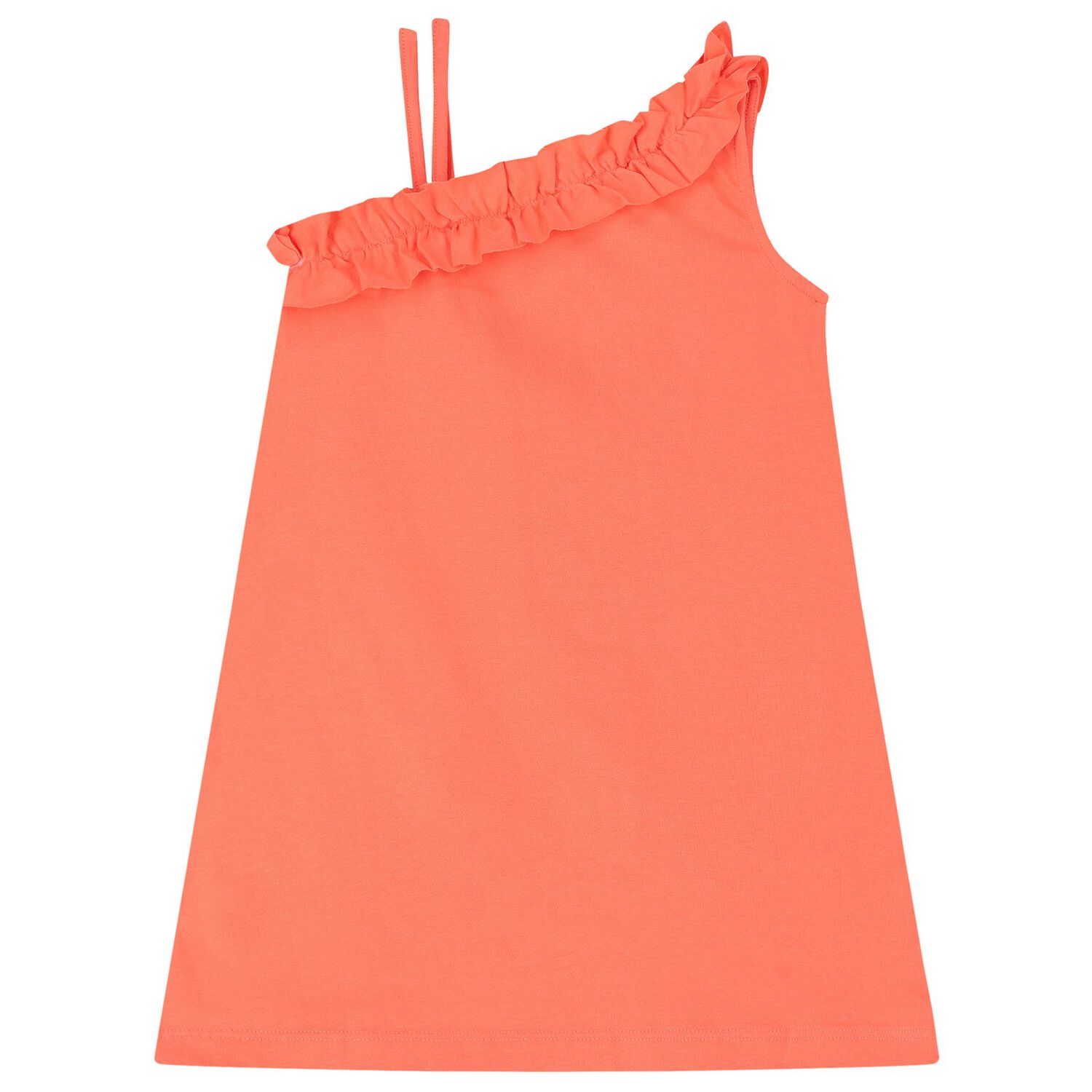 Girls Orange Dress, 4, hi-res