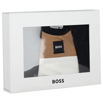 Baby Boys Black Logo Tracksuit