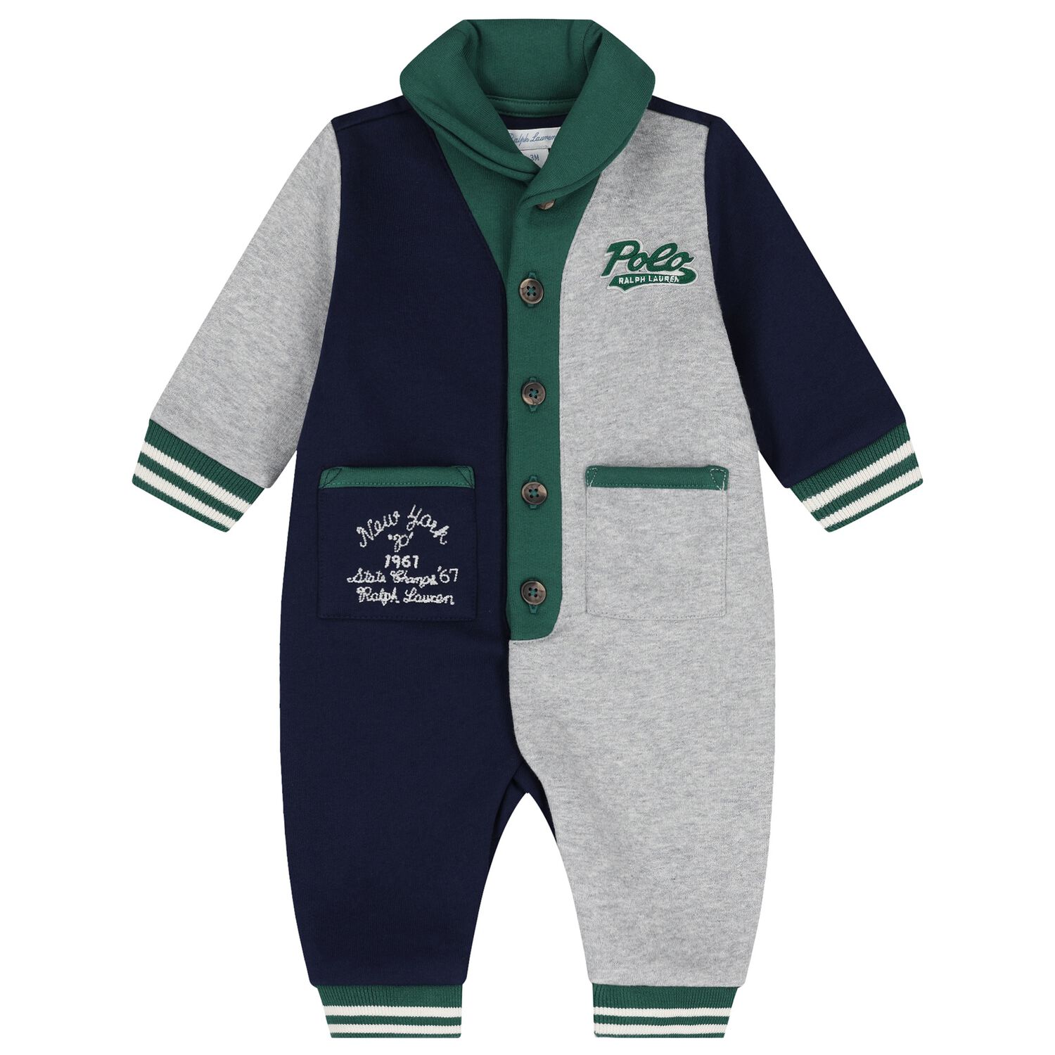 Baby Boys Multi-Coloured Logo Romper, 1, hi-res image number null