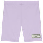 Purple Logo Cycling Shorts, 1, hi-res