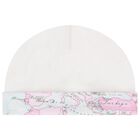 Baby Girls Ivory & Pink Geo Map Babygrow Gift Set, 2, hi-res