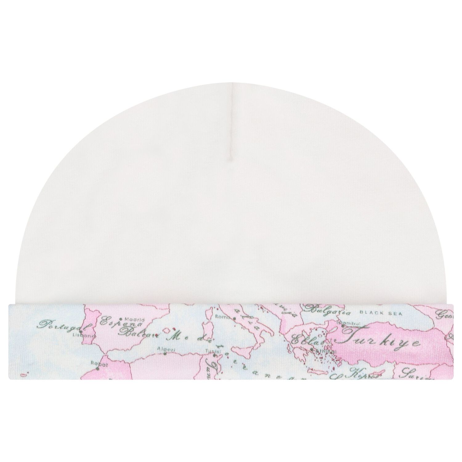 Baby Girls Ivory & Pink Geo Map Babygrow Gift Set, 2, hi-res