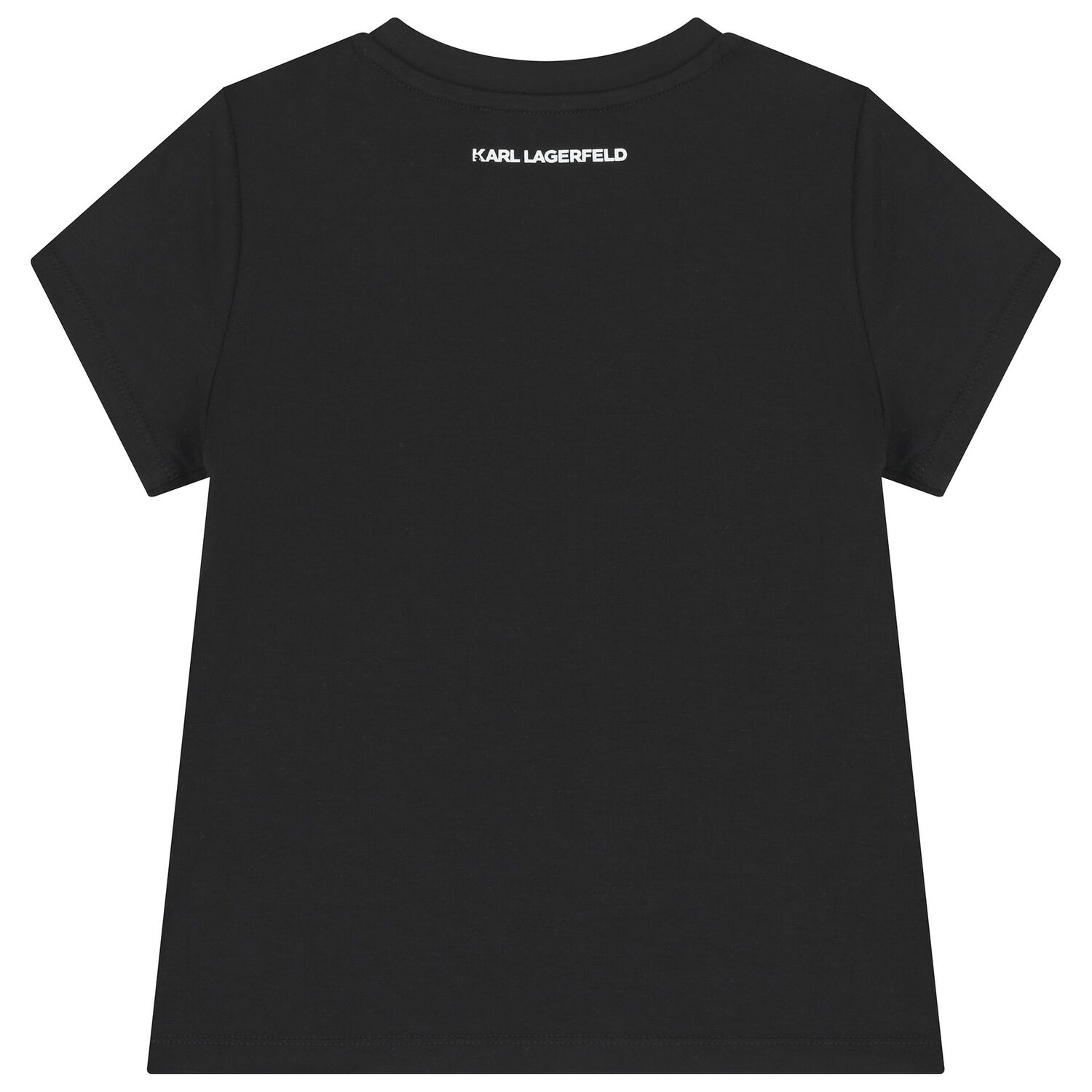 Girls Black Choupette Sequins T-Shirt, 1, hi-res