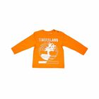 Baby Boys Orange Logo Top, 1, hi-res