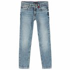 Boys Blue Slim Fit Jeans, 1, hi-res