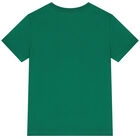 Boys Green Logo T-Shirt, 4, hi-res