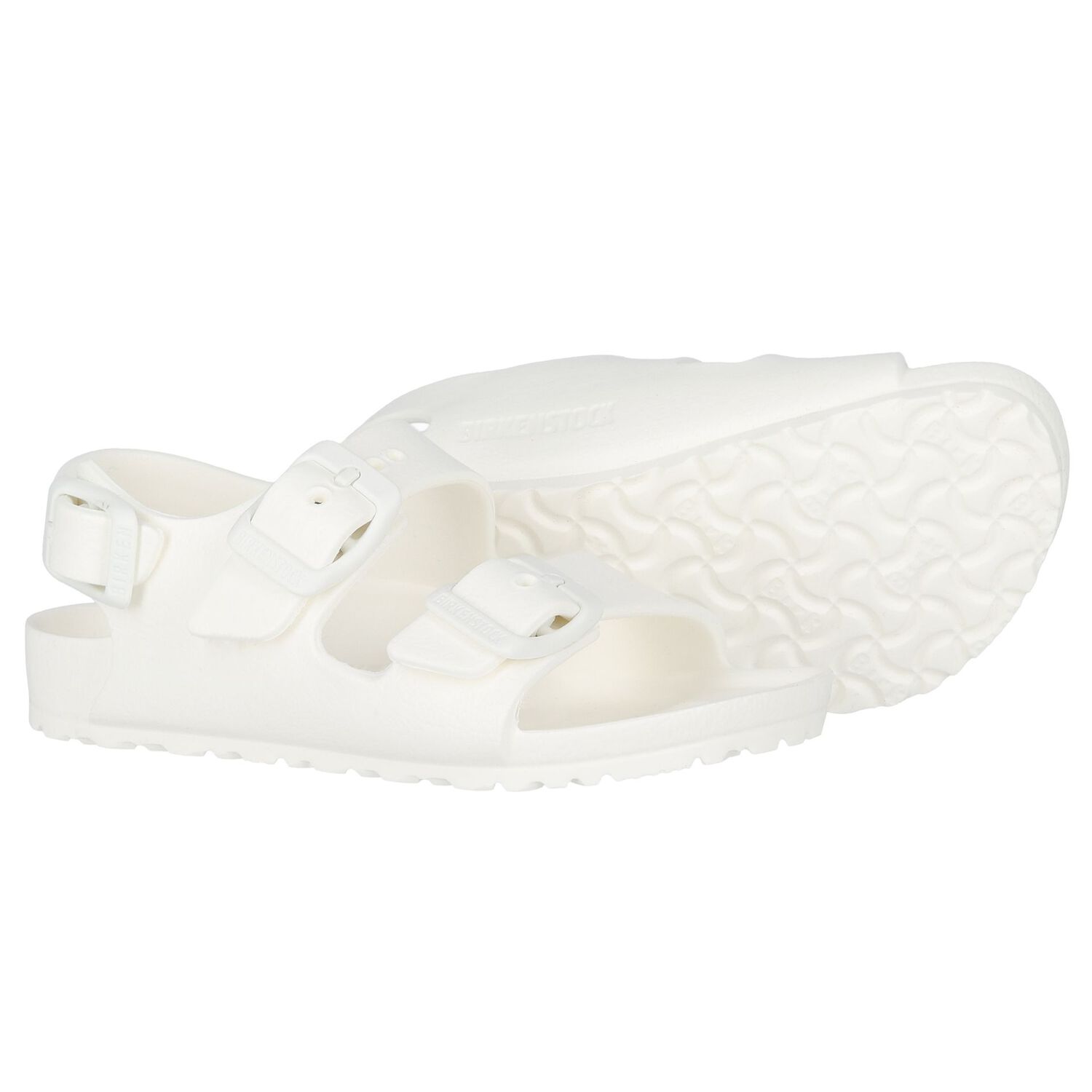White Milano Eva Sandals, 1, hi-res