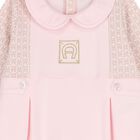 Baby Girls Pink Logo Babygrow, 3, hi-res