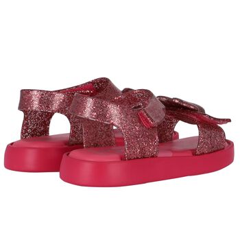 Younger Girls Pink Disney Sandals