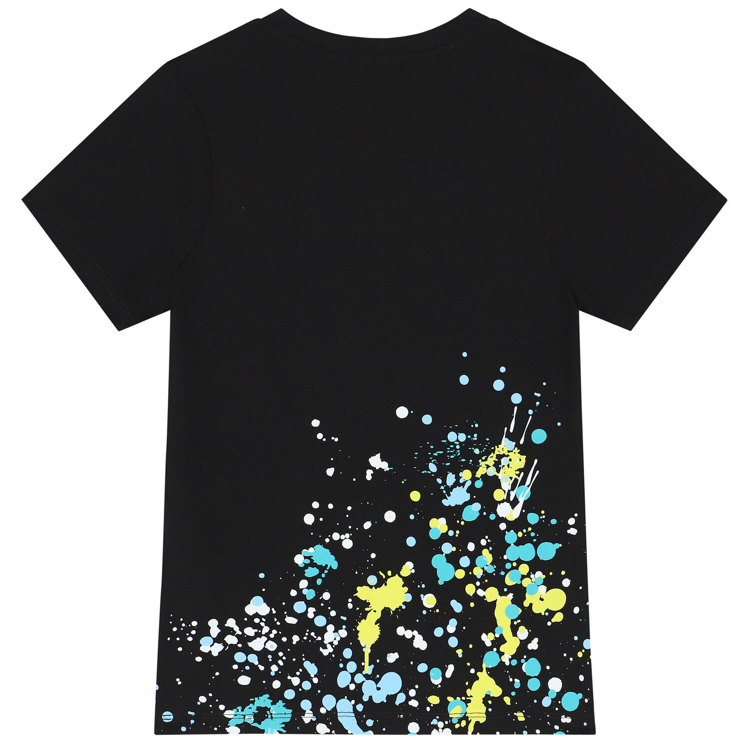 Boys Black Logo T-Shirt, 1, hi-res