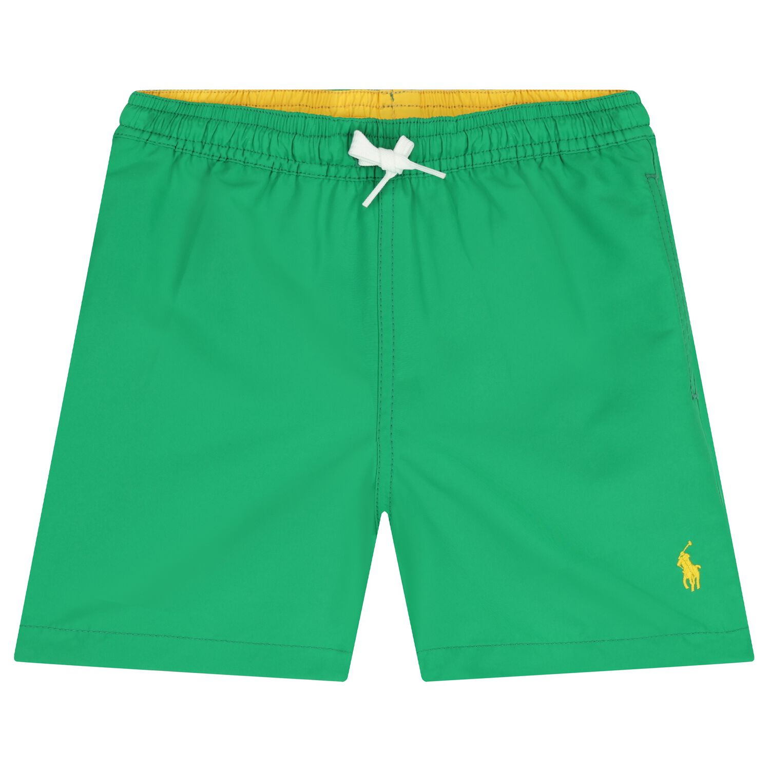 Boys Green Logo Swim Shorts, 1, hi-res