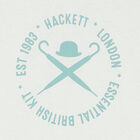 Boys Ivory & Blue Logo T-Shirt, 1, hi-res