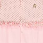 Baby Girls Pink Logo Babygrow, 2, hi-res
