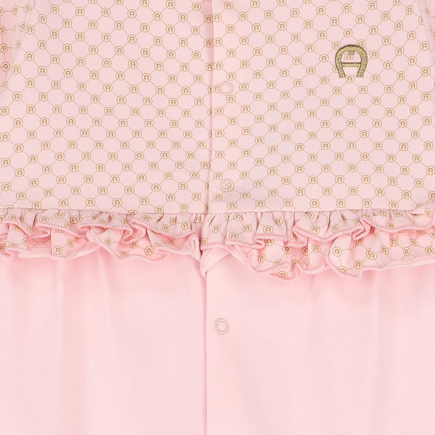 Baby Girls Pink Logo Babygrow, 2, hi-res image number null