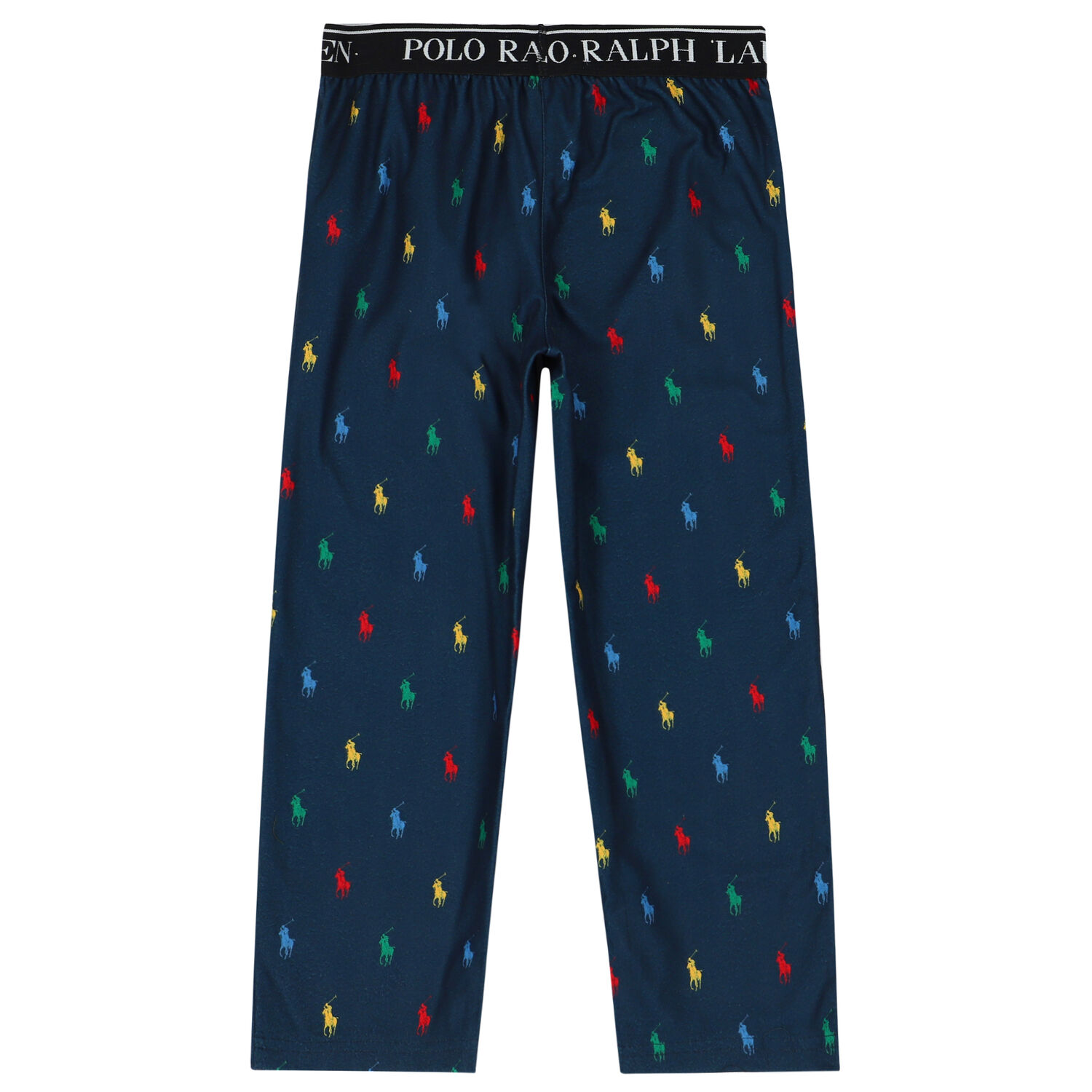 Boys Navy Logo Pyjama Trousers, 1, hi-res