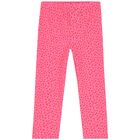 Girls White & Pink Graphic Leggings Set, 2, hi-res